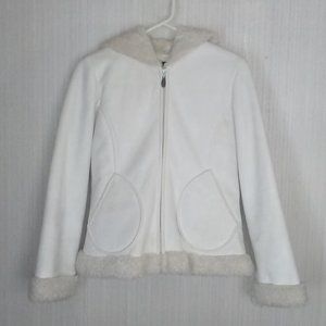 LADIES MUDD COAT Size SMALL Cream White